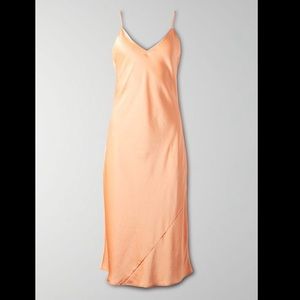Wilfred Only Slip Dress in Papaya Orange
